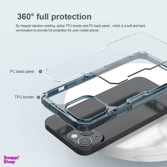 کاور نیلکین مدل Nature TPU Pro مناسب برای گوشی موبایل اپل iPhone 13 / 14