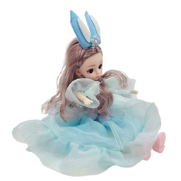 عروسک ناب سل مدل مفصلی موزیکال چراغدار ارتفاع 35 سانتی متر