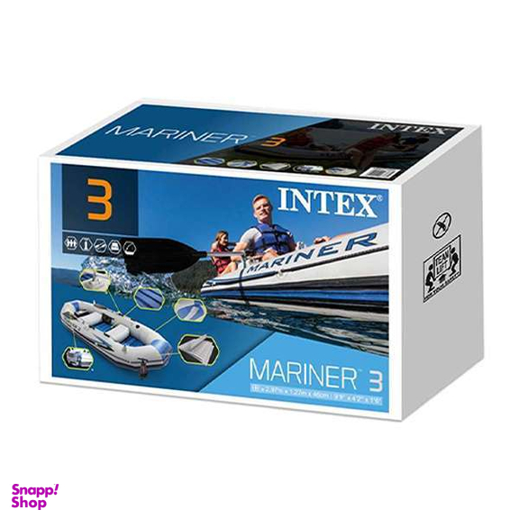 قایق بادی 3 نفره اینتکس مدل Mariner کد 68373