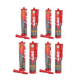 چسب آکواریوم شفاف ای بی زد کد TOPSIL45CCL شفاف بسته 8 عددی