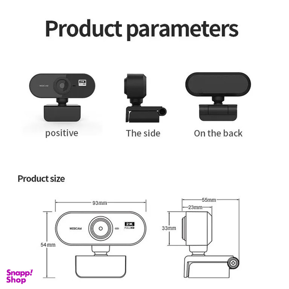 وب کم مدل 2K QHD