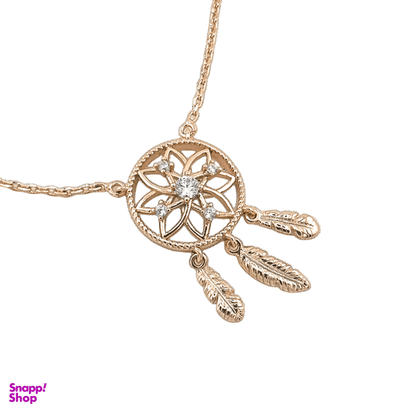 گردنبند زنانه ژوپینگ مدل بوهمیا برگ آویز کد XWN0005