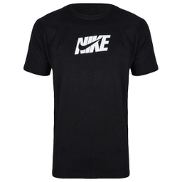 تیشرت آستین کوتاه مردانه مدل 256003202 نخ پنبه رنگ مشکی طرح NIKE