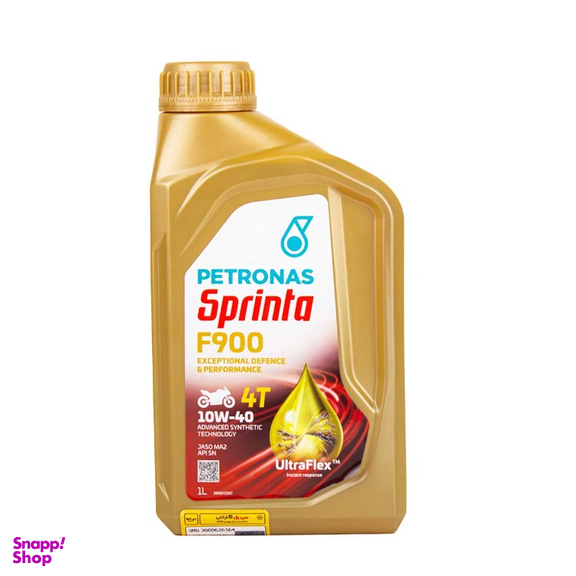 روغن موتور سیکلت پتروناس مدل F9 10w40 SN 1L کد 885862 حجم 1 لیتر