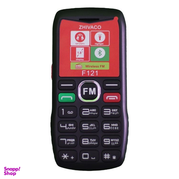 گوشی موبایل ژیواکو مدل F121 دو سیم کارت ظرفیت 32 مگابایت رم 32 مگابایت