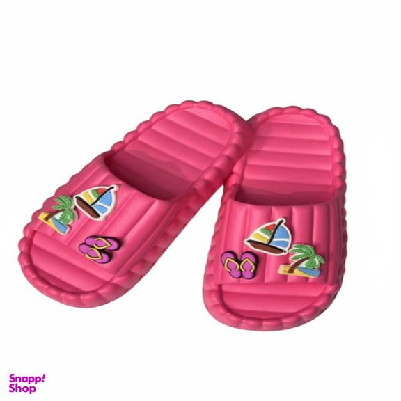 دمپایی زنانه طرح الیس سرگل رنگ صورتی