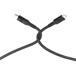 کابل فست شارژ Type-C به لایتنینگ پاورولوژی مدل PCAB006BK طول 0.3 متر