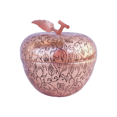 دکوری مسی قلم زنی مدل سیب