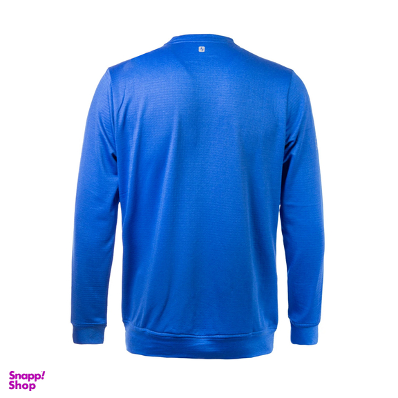 تی شرت آستین بلند ورزشی مومنتوم مدل Essential Long Sleeve Tshirt U رنگ آبی کاربنی