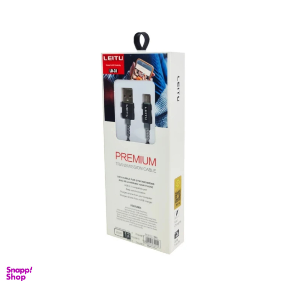 کابل تبدیل USB به MicroUSB لیتو مدل LD-31 طول 1 متر