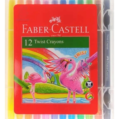 پاستل 24 رنگ پیچی FABER CASTELL 520624