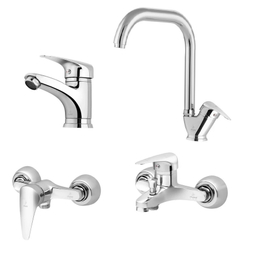 ست شیرآلات فاخته مدل ایتالیا مجموعه 4 عددی