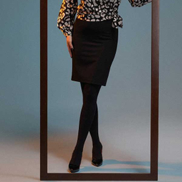 دامن زنانه برنس مدل هیوان رنگ مشکی