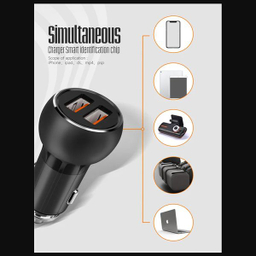 شارژر فندکی الدینیو مدل C503Q همراه با کابل usb-C