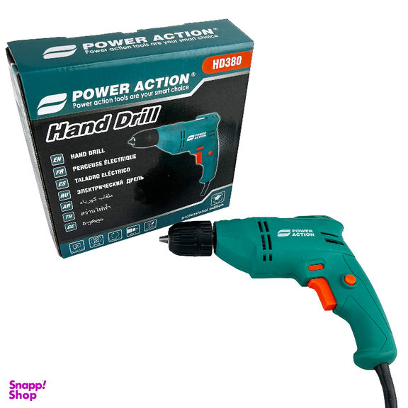 دریل پیچ گوشتی پاور‌‌‌اکشن کد HD380