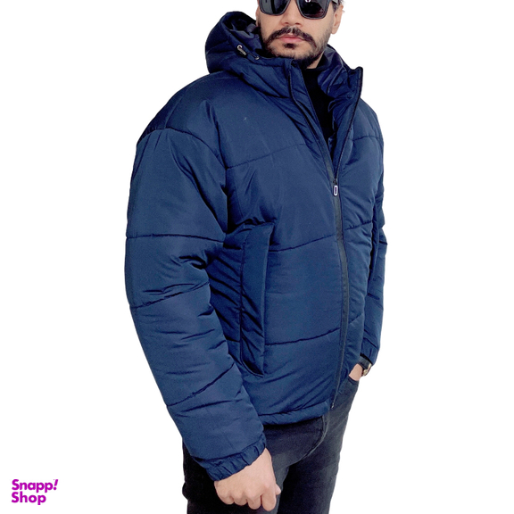 کاپشن مردانه مدل باکسی کد 2 رنگ سرمه ای