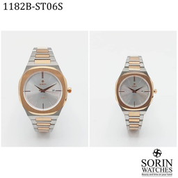 ست ساعت مچی عقربه ای  زنانه و مردانه سورین مدل GL1182B-ST06S