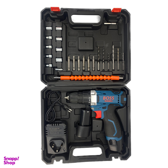 مجموعه 30 عددی دریل پیچ گوشتی شارژی باس مدل BS1801