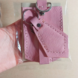 جاکلیدی و جاسوییچی چرم مدل مینیمال مجموعه 2 عددی