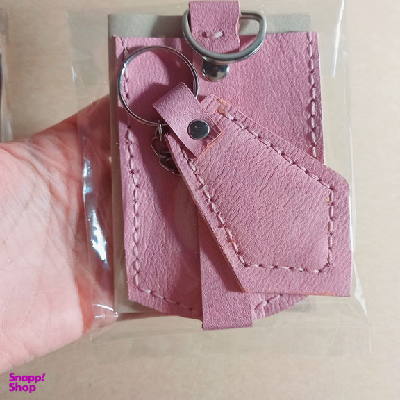 جاکلیدی و جاسوییچی چرم مدل مینیمال مجموعه 2 عددی