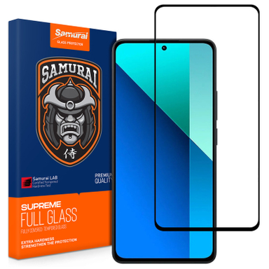 محافظ صفحه نمایش شیشه ای موبایل سامورایی مدل Glass Max مناسب برای گوشی موبایل شیائومی Redmi Note 13 4G