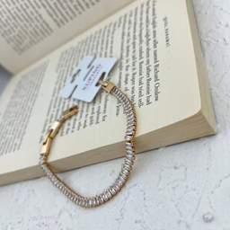 دستبند زنانه ژوپینگ مدل تنیسی جواهری کد B4607