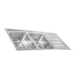 سینک ظرفشویی درسا مدل DS3113-116 توکار