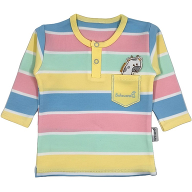 بلوز نوزادی آستین بلند به آوران طرح زرافه