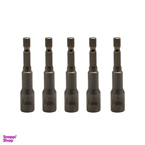 بکس سر دریلی سامکو مدل YP-MAGNETIC-7MM مجموعه 5 عددی