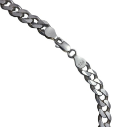 زنجیر نقره مردانه گالری فلور مدل کارتیه