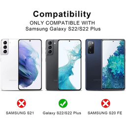محافظ لنز دوربین بوف مدل 3D مناسب برای گوشی موبایل سامسونگ Galaxy S22/S22 Plus