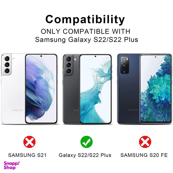 محافظ لنز دوربین بوف مدل 3D مناسب برای گوشی موبایل سامسونگ Galaxy S22/S22 Plus