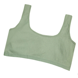 نیم تنه دخترانه طرح قلبی کد 4 رنگ سبز