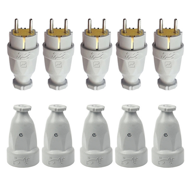 دوشاخه و مادگی برق تیراژه مدل s31 مجموعه 10 عددی