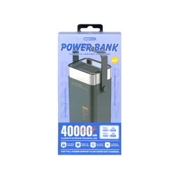 پاوربانک ریمکس مدل RPP596 ظرفیت 40000 میلی‌ آمپر ساعت