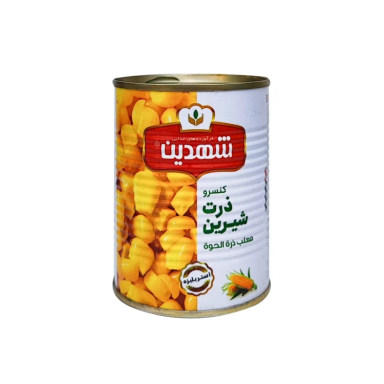 کنسرو ذرت شیرین شهدین وزن 370 گرم
