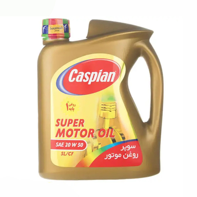 روغن موتور خودرو کاسپین مدل Super Motor Oil حجم 3.8 لیتر