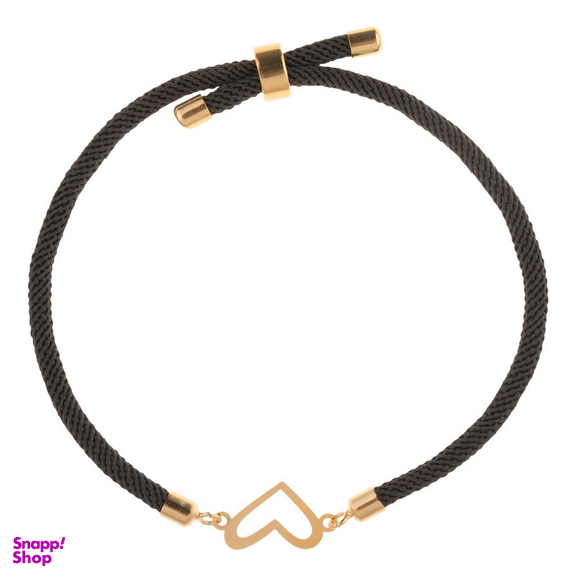 دستبند طلا 18 عیار دخترانه وی وی گلد گالری مدل قلب کد GRS2218