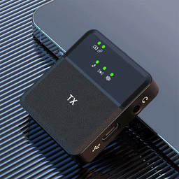 میکروفون بی سیم یقه ای مدل SX31 dual 3in1 Multi-Function بسته 2 عددی