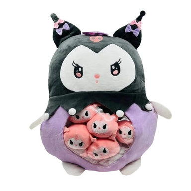 عروسک مدل کرومی بالشتی بچه دار ارتفاع 50 سانتی‌ متر