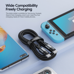 کابل دیتا 100 وات Type-C توکی مدل TQ-X08 طول 1 متر