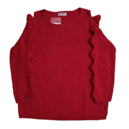 بلوز زنانه مدل پاپیونی کد 421 رنگ قرمز