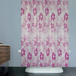 پرده حمام دلفین کد Gu-2224 سایز 200×180 سانتی متر