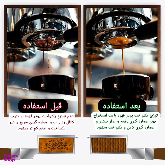 ست نیدل و فانل قهوه مدل WDT