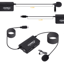 میکروفون یقه ای تایپ سی کامیکا مدل SIG.LAV V05 UC