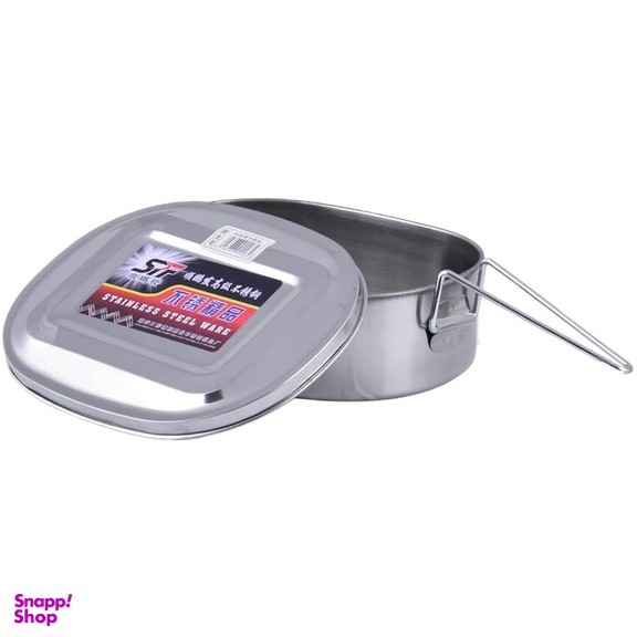 ظرف غذا مدل دو طبقه استیل 18