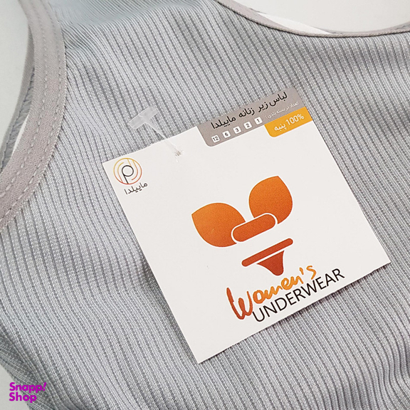 ست شورت و نیم تنه دخترانه ماییلدا مدل پددار خرگوش و جوجه کد 5164-5 رنگ طوسی