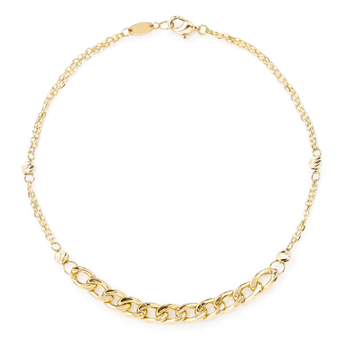 دستبند طلا  18 عیار زنانه میلی گالری مدل سالیا گلد کد MT1111