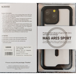کاور کی -زد دوو مدل Mag Ares Sport مناسب برای گوشی موبایل اپل iPhone 16 Pro Max