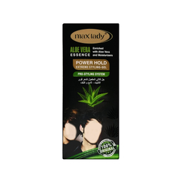 ژل مو مکس لیدی مدل ALOVERA حجم 260 میلی لیتر